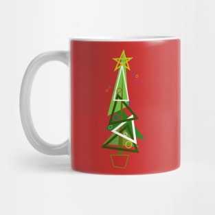 Mid-Century Modern Christmas Tree Mug